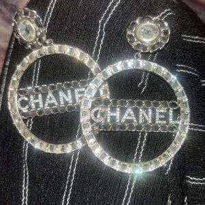 Chanel clip on earrings